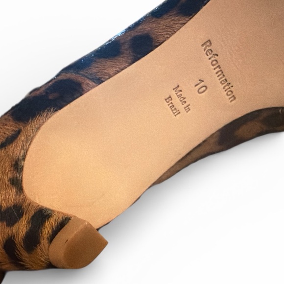 $498! Reformation Remy Kitten-Heel Knee Boots Leopard SZ 10 NWOT! - Picture 10 of 11